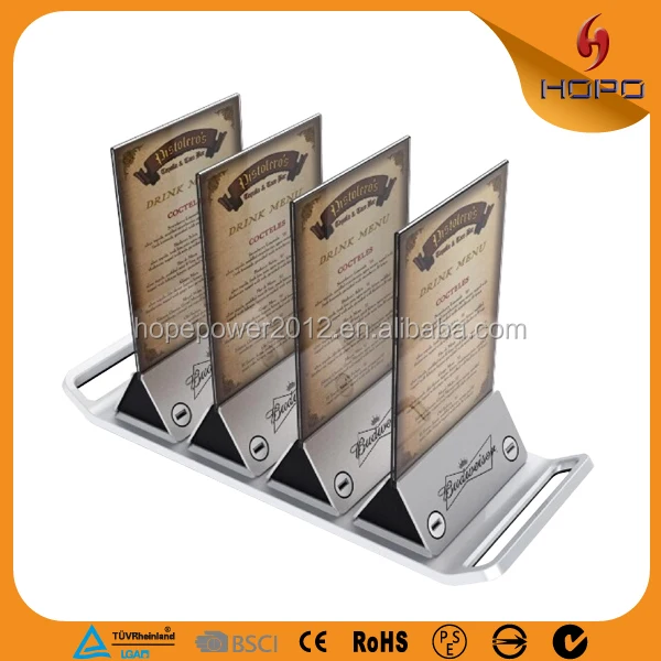Factory new patent menu table stand charger charger