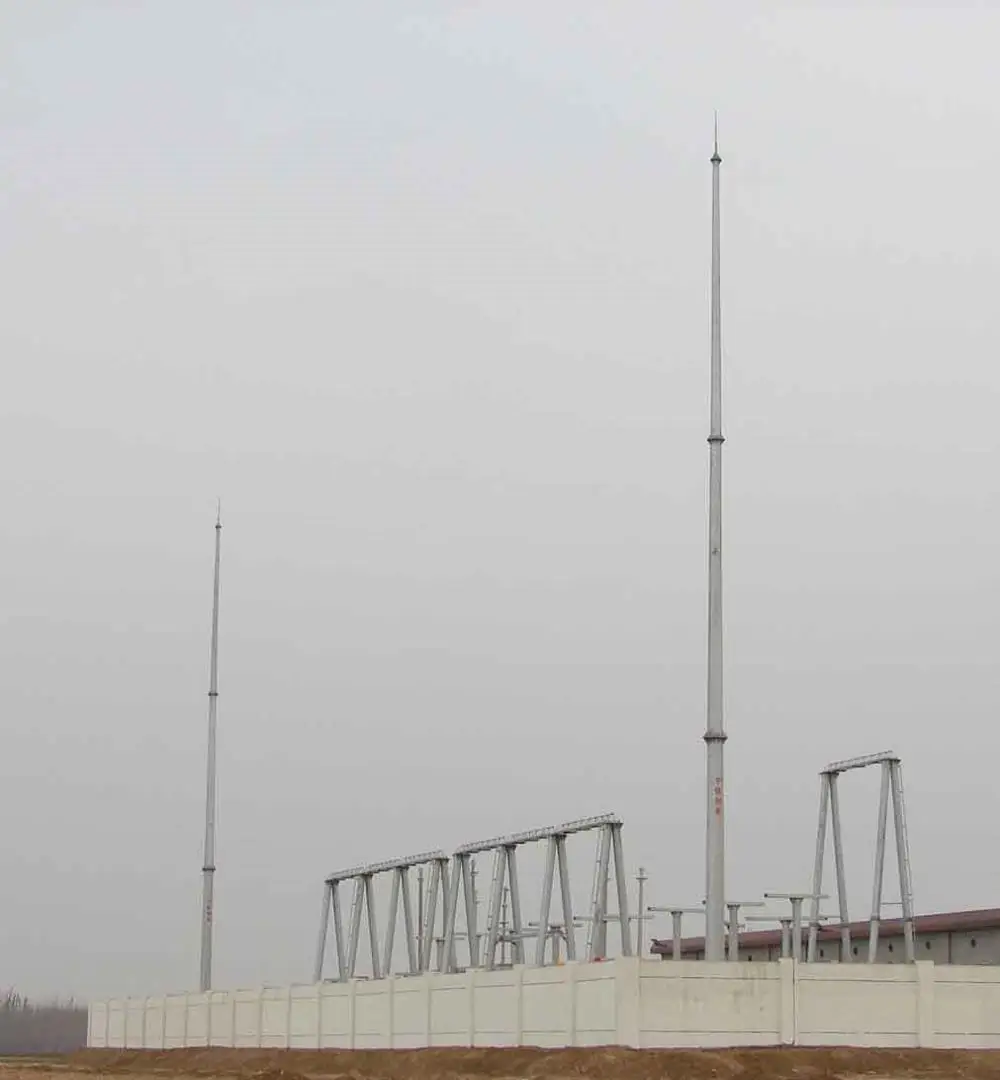 GH-23 оснащено молниезащитой каната стальной башни