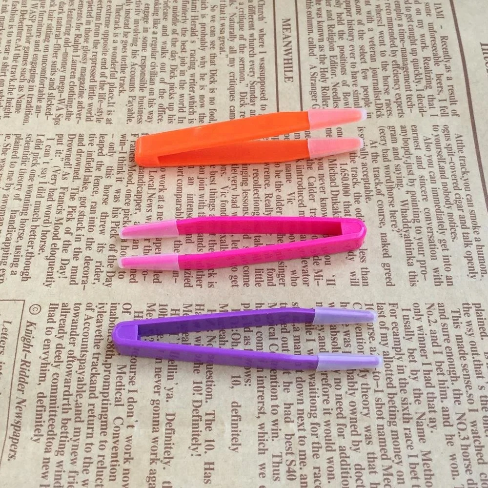 Пинцет для контактных линз 6 см с силиконовым наконечником