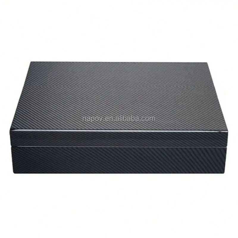 OEM deluxe carbon fibre material jewelry gift box /packaging box