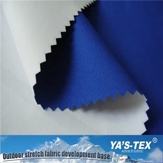 
75D polyester twill high stretch yarn compound PTFE fabric textiles 