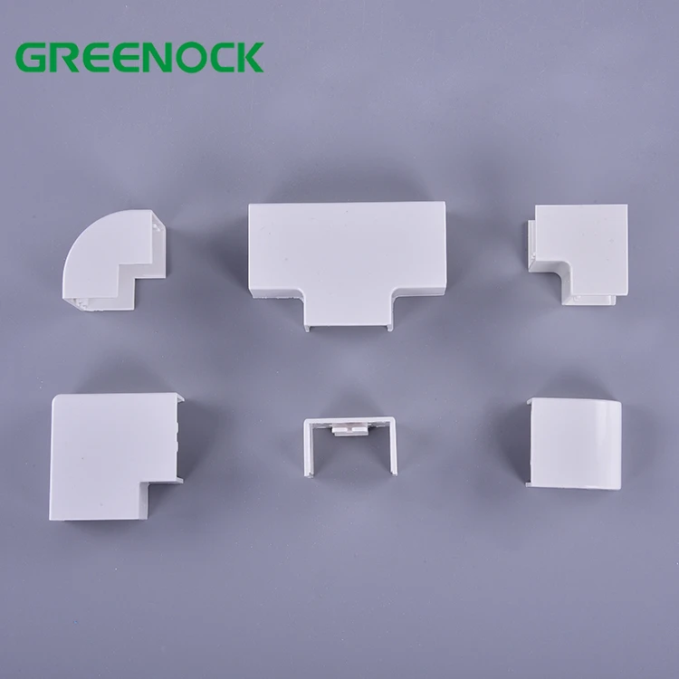 Songsu, ПВХ кабельный лоток с крышкой, ПВХ кабельный лоток с изображениями и аксессуарами