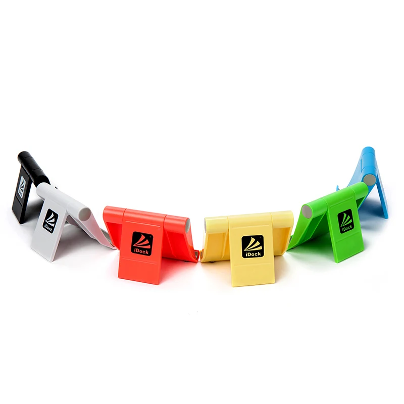 Рекламная Пластиковая Зеленая подставка для мобильного телефона и держатель планшета ленивый