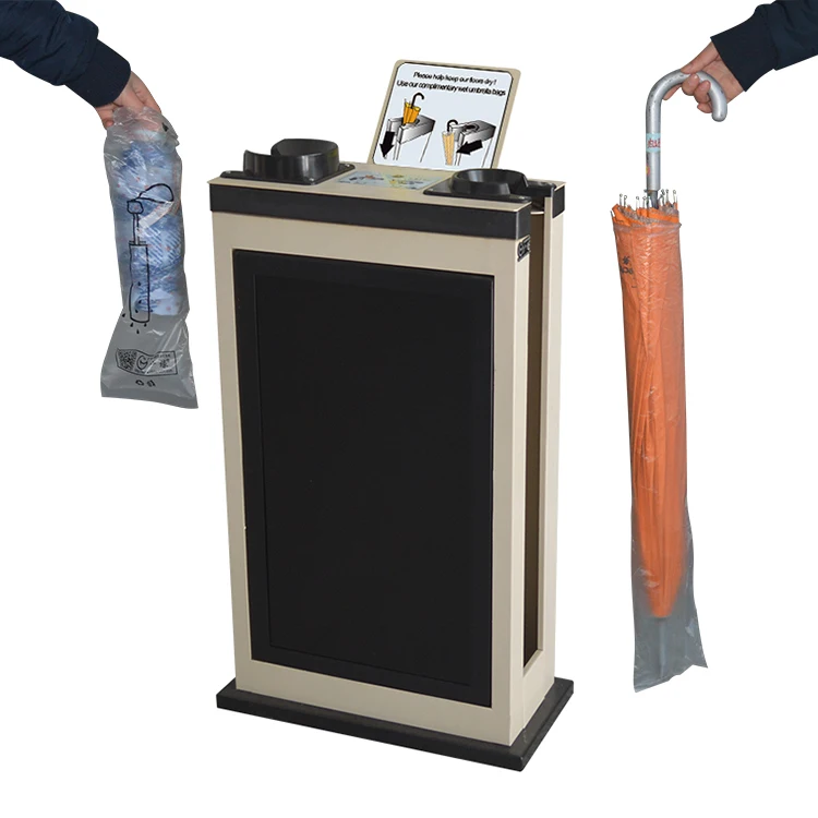 new business idea with long screen advertising wet umbrella wrapping machine