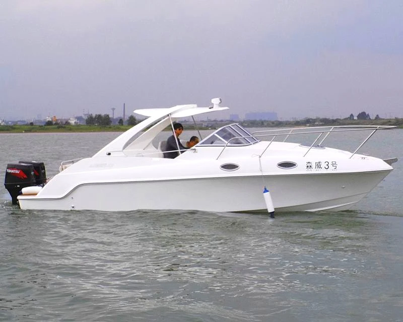 WATERWISH QD 27 CABIN Fiberglass High Speed Yacht Boat