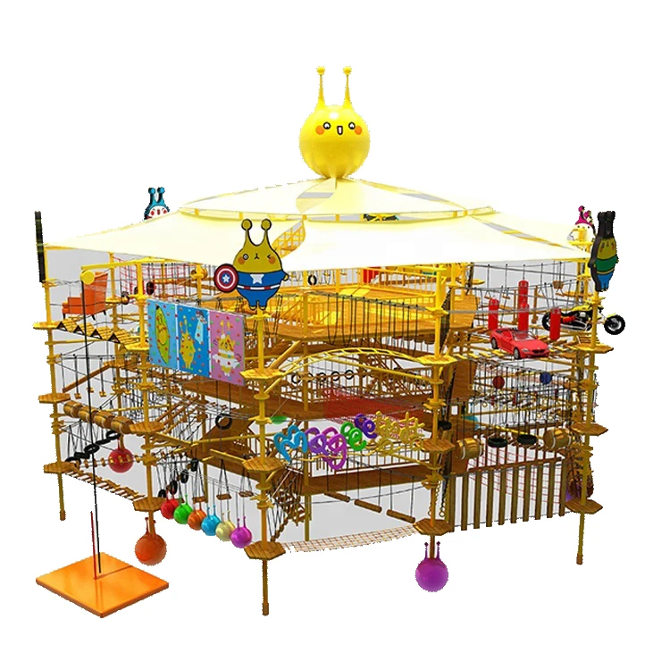 Team Building Indoor Outdoor Adventure Obstacle High Ropes Course