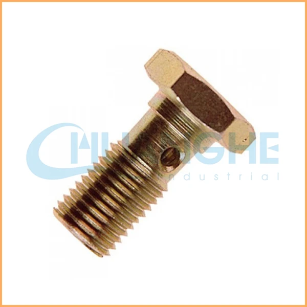 Заводская цена, гидравлический фитинг из углеродистой стали для болтов банджо