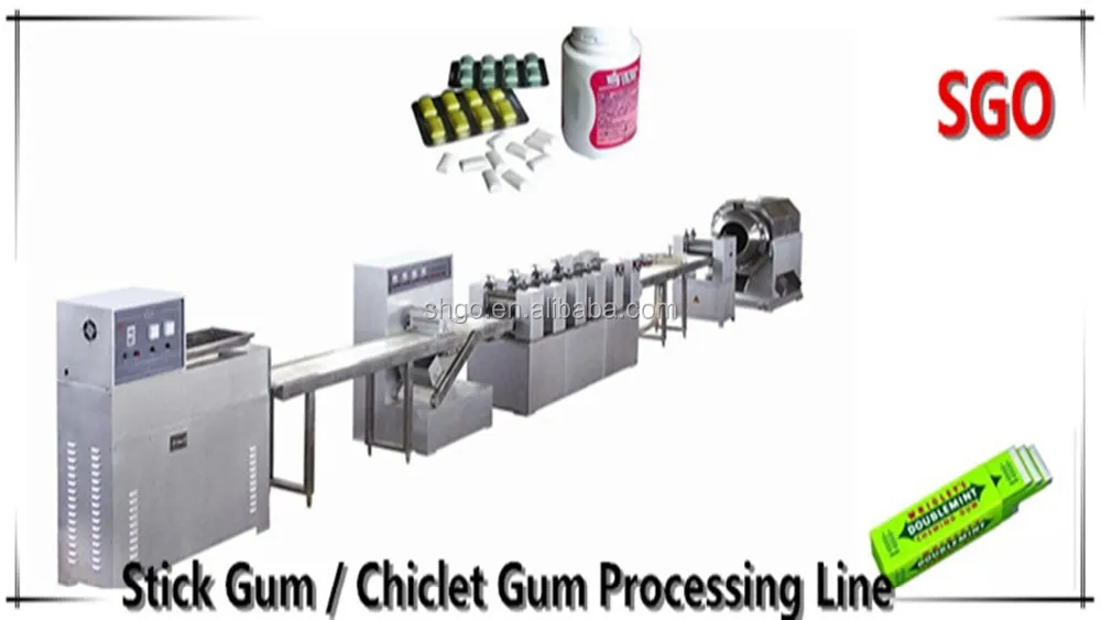 Factory price stick production chewing gum production line