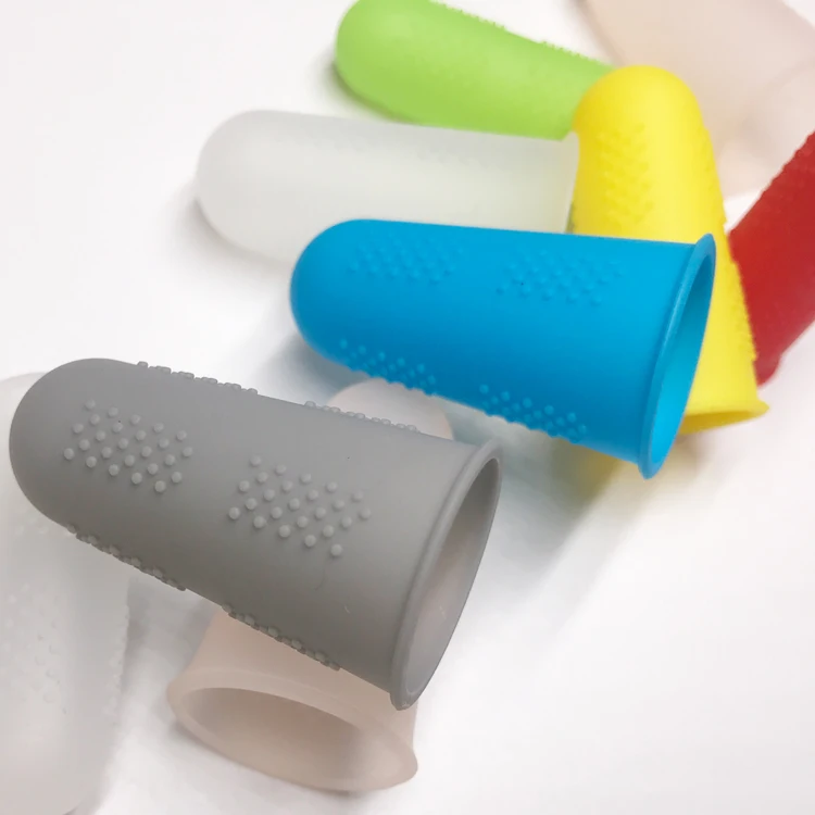anti-slip soft silicone rubber finger cots/finger cover protector