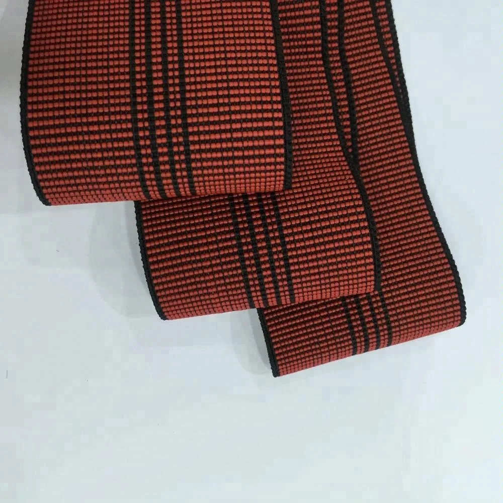 Elastic webbing for back