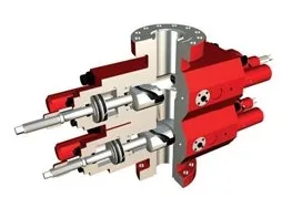 Двойной плашечный превентор