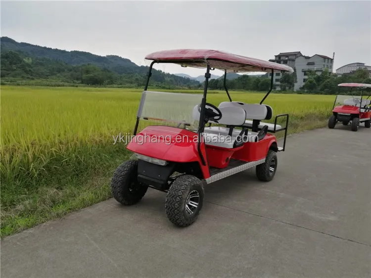 4 seater gasoline off road hunting golf cart /go karts with low price