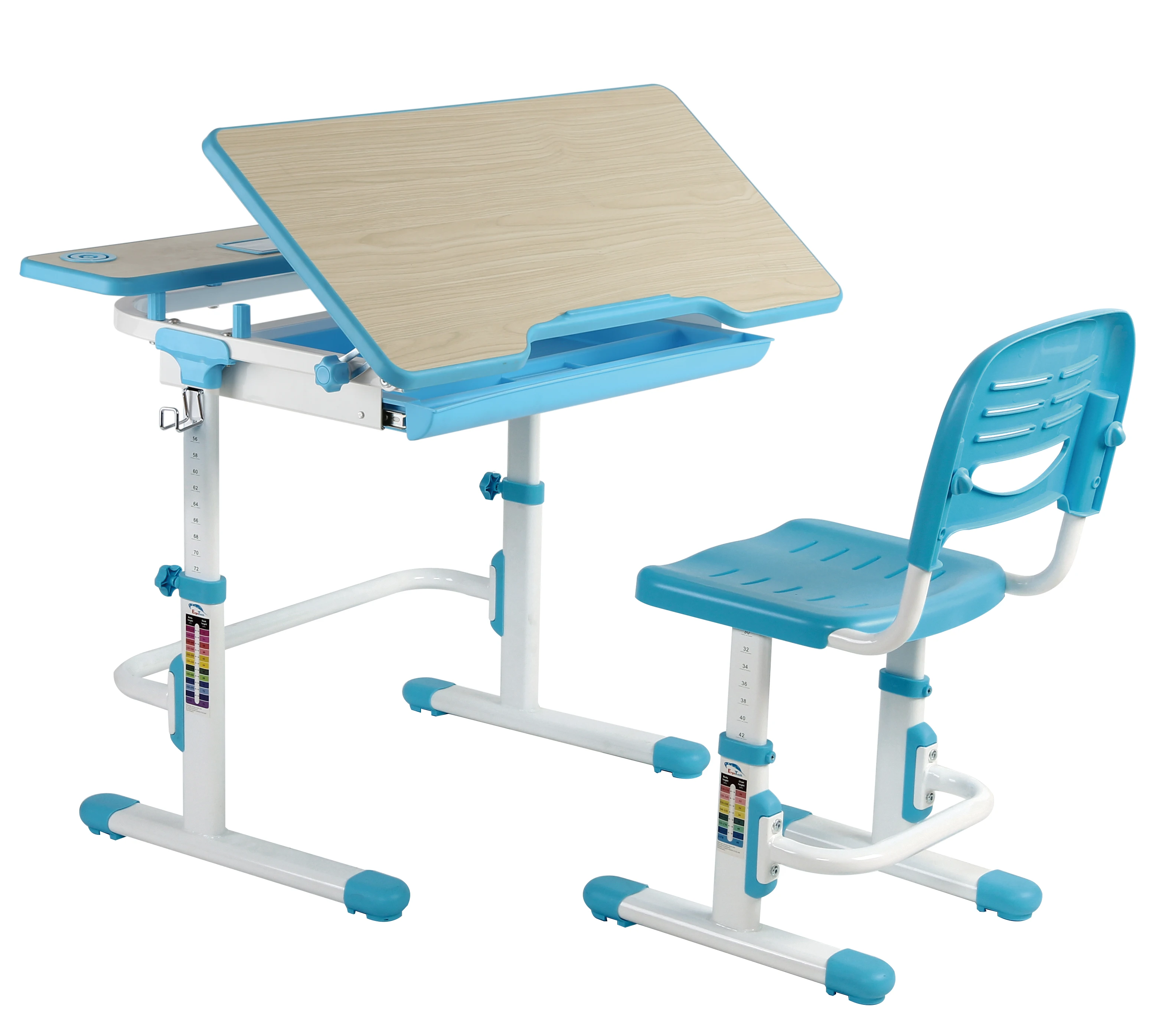 
Kids Desk Children Desk Height Adjustable Ergonomic Study Desk for Boys and Girls 
