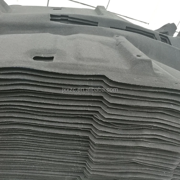 PET Non Woven fabric car trim interiors Needle Punch auto carpet in roll