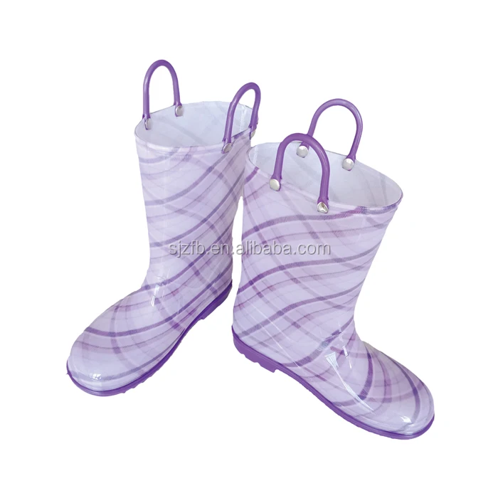 Hot Selling fashion cute anti-skidding PVC rain boots for kids