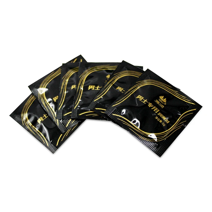 Haijie Accept Oem Comfortable Lubrication 2g Bagged Male Lubricant