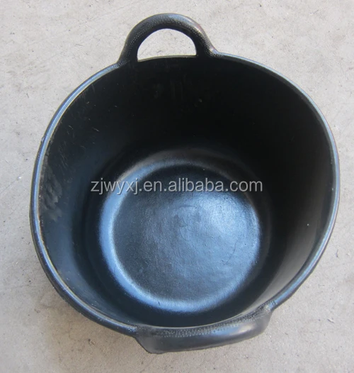 30L Tyre rubber basket feed bucket with two handles