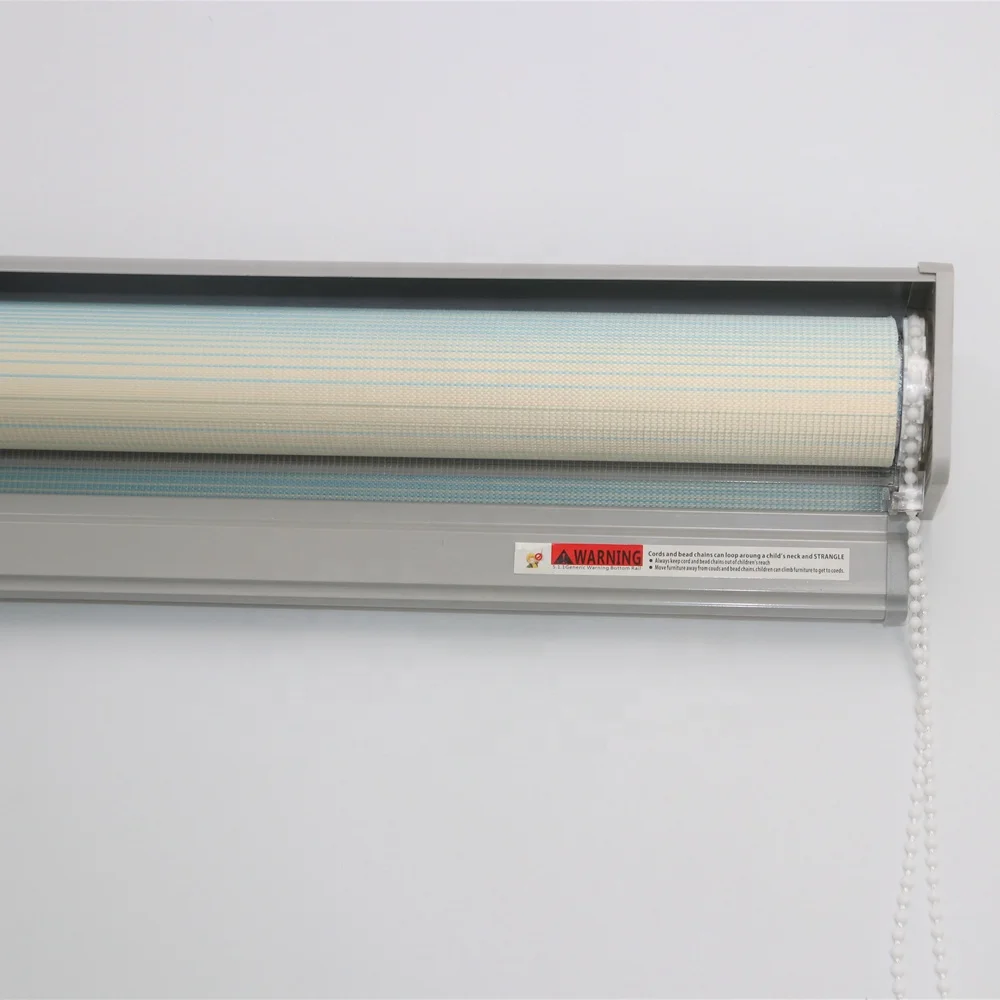 wholesale gradient color100% polyester transparent mesh zebra blinds roller blind for living room