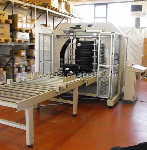 horizontal orbital stretch wrapper, spiral wrapping machine