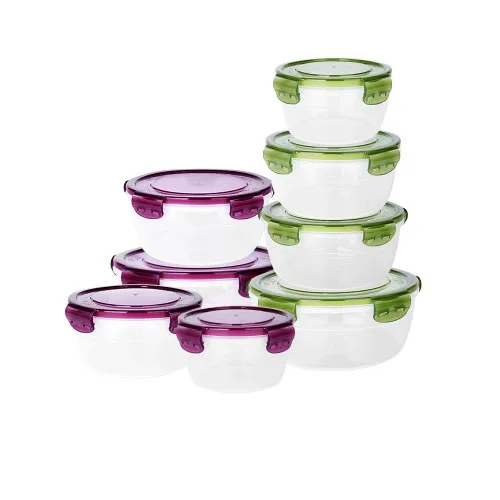 New product 4 layer clear plastic storage plastic collapsible storage box