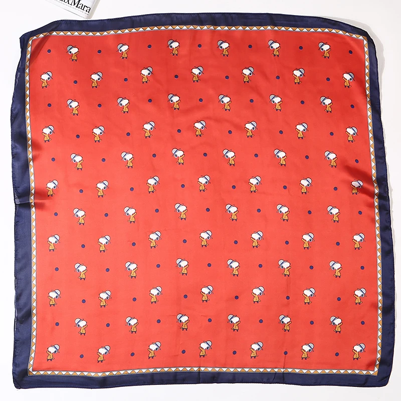 
100% polyester silk feeling satin scarf gift set 