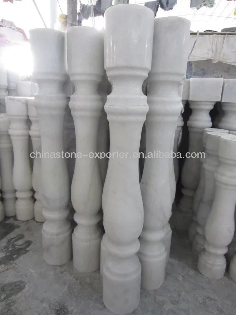 Stone Handrail made of White Marble Handrail