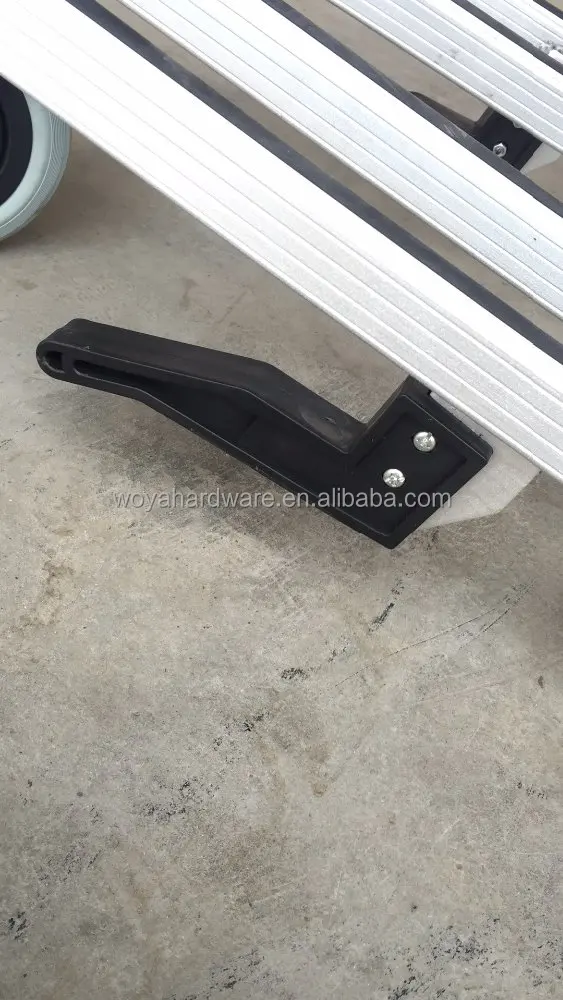 Airport luggage trolley , hand brake trolley ,Aluminum trolley