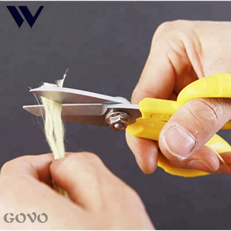 Aramid Yarn Cutter Fiber Optic Scissors KS-1 Kevla r Shears 140mm Part # 80671