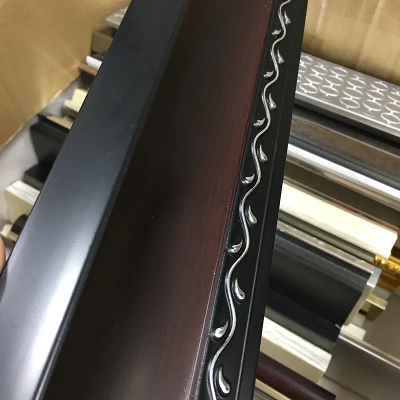 Hualun Guanse Antique Classic 2.9m Standard Length PS Picture Mirror Frame Moulding