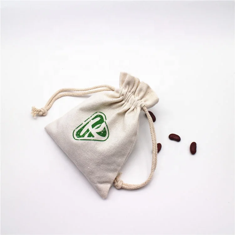 
Black Ribbon Drawstring Cotton Pouch Lavender Sachet Packaging Canvas Jewelry Bag 