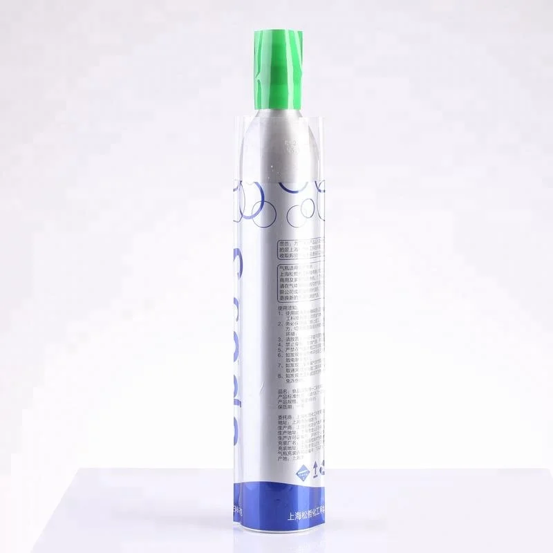 co2 gas cylinder for soda maker shrink label sleeve