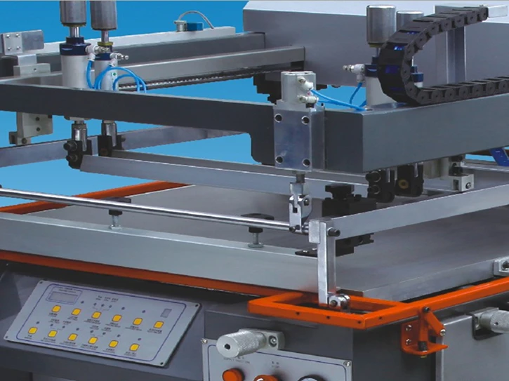 
Clam shell sheet screen printer for electronics industry 