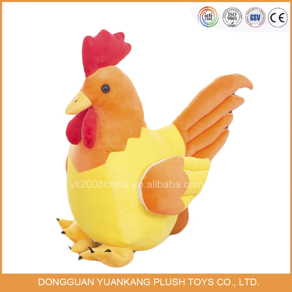 2022 Plush Toys Dolls Decorative Plush Toy Rooster Stuffed Toys For Girls