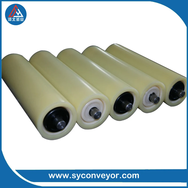 
corrosion resistant belt conveyor nylon roller 