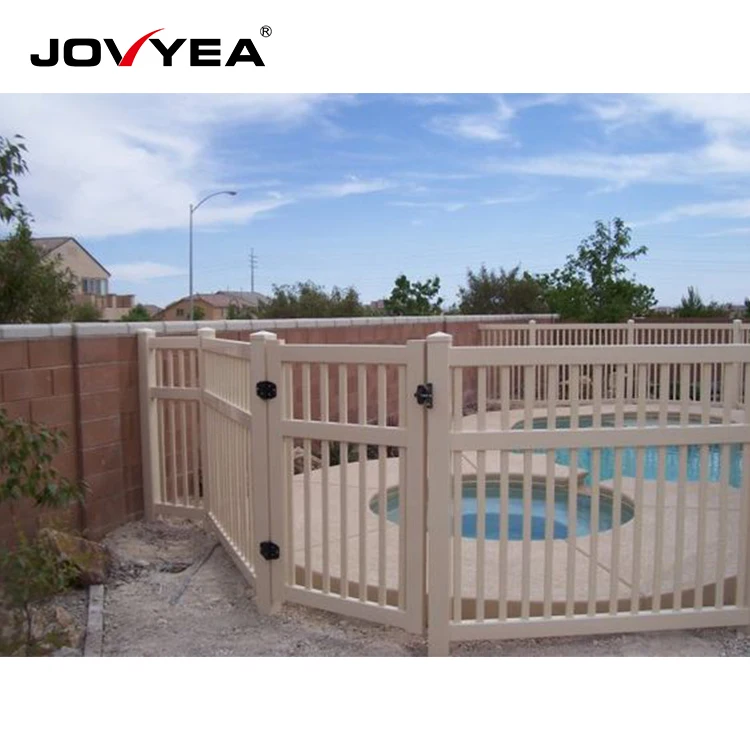 Free Maintenance Uv Protection House Waterproof Temp Vinyl Pool Fence Gates
