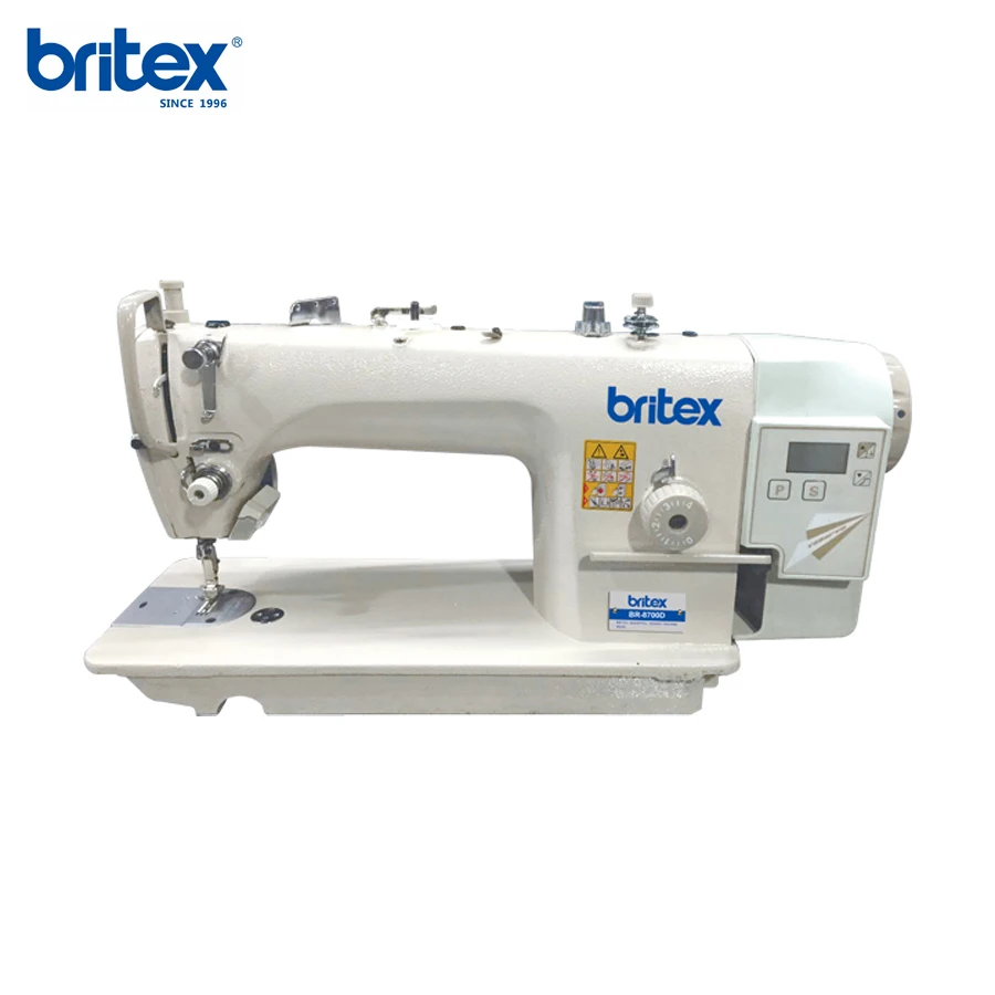 
BR- 8700-D4 single needle lockstitch industrial sewing machine with competitive price 