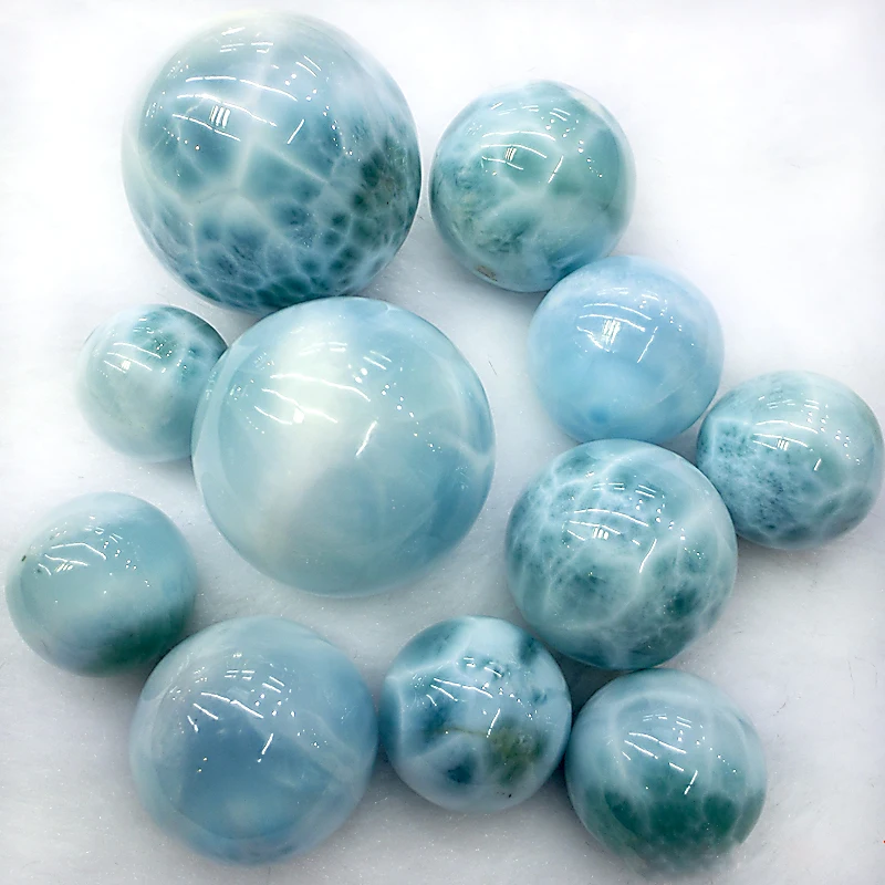 Larimar round beads larimar polished spheres