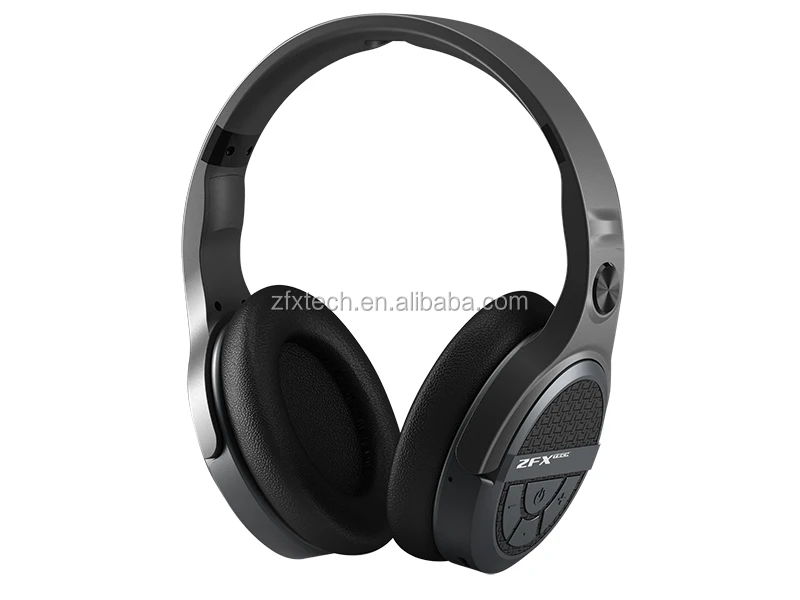 ZFX RF Headphone 2.4G Wireless Headset Headphones for TV With Optical input