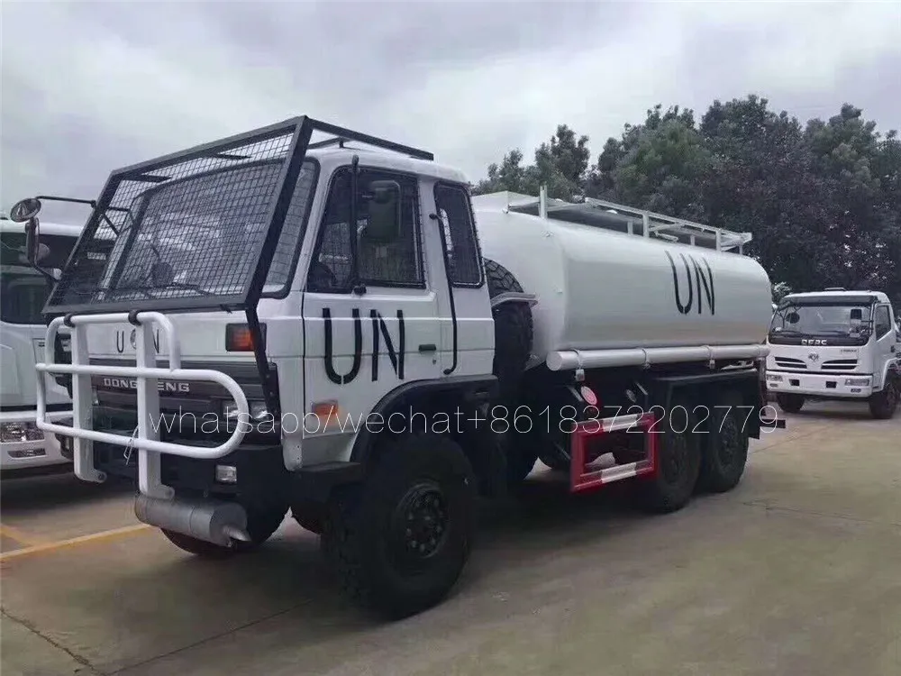 High quality off-road vehicle large capacity water tank 20000l water truck 6x6