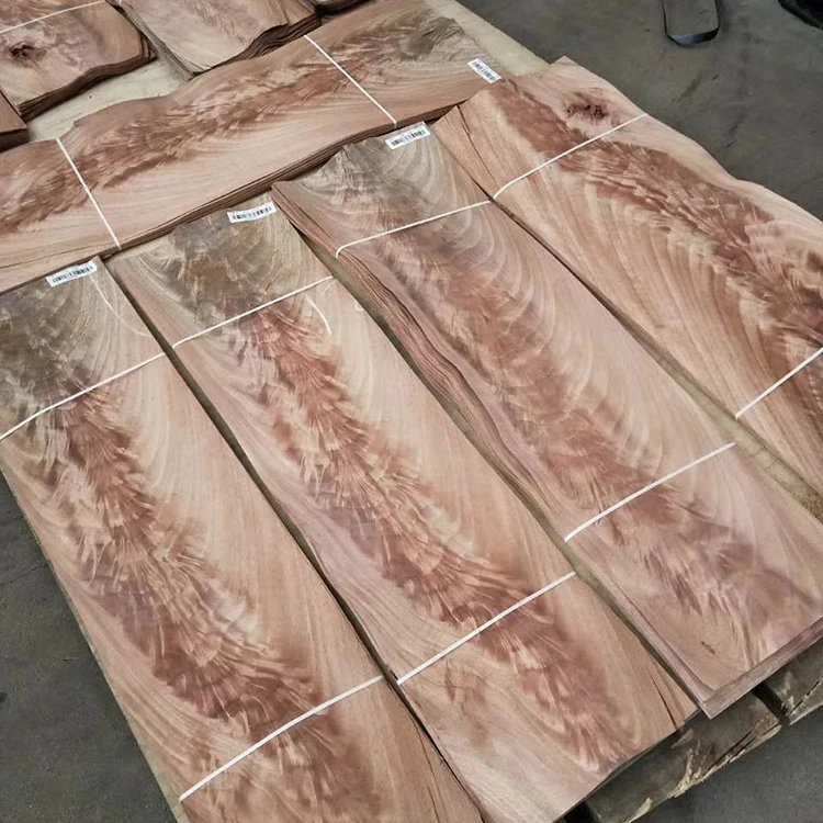 High Quality Decorative Wood Veneer Mahogany Crotch Veneer Sheet