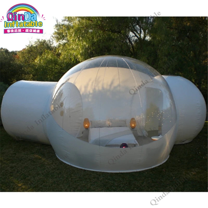 
China manufacturers roof top camping tent waterproof outdoor igloo inflatable clear tent with bubble rooom 