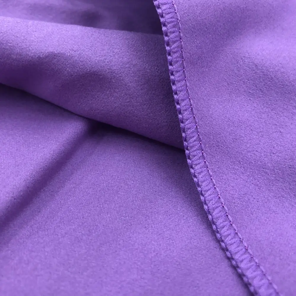 Quick dry super absorbent lightweight microfiber suede bath towel sports gym towel