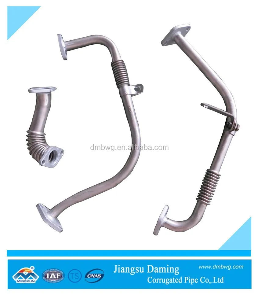 Гибкая выхлопная труба из нержавеющей стали для генератора