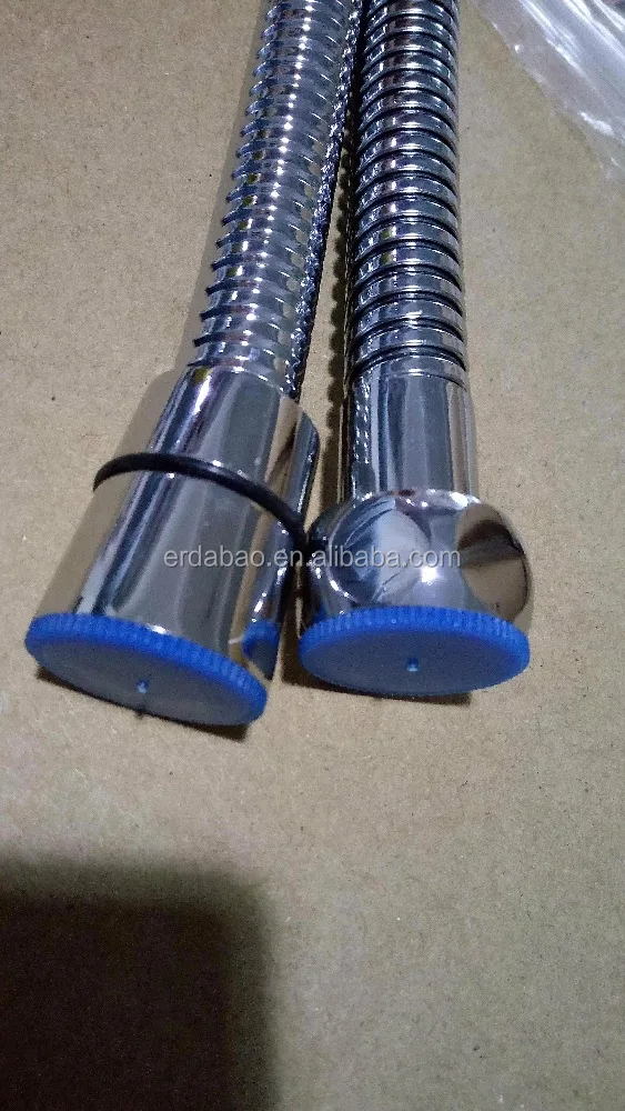 1.4m-1.5m OD14MM Хром из нержавеющей стали Ванная Гибкий тонкий шланг для душа