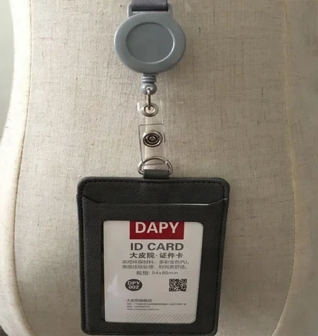 Custom logo Yoyo reel Retractable ID card holder