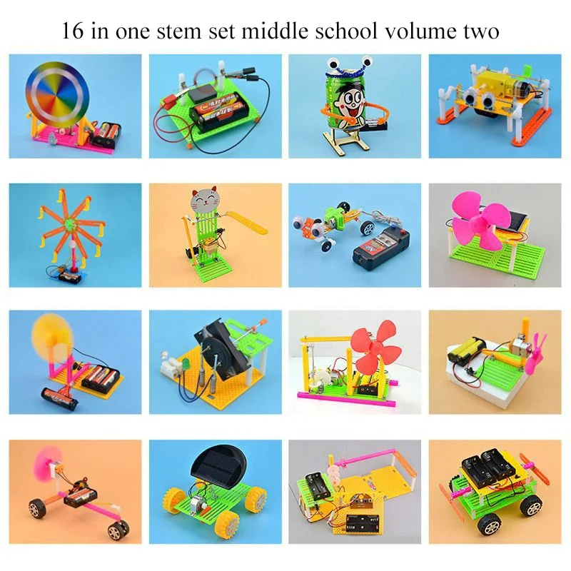 DIY Barbecue making robot kids eco friendly toys tin can robot