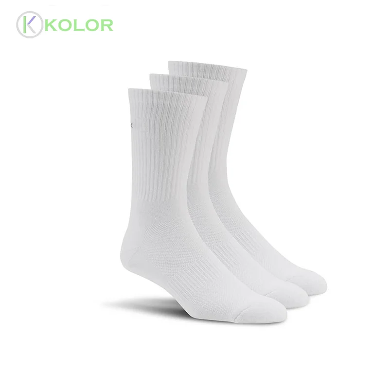 KOLOR-II-0448 white socks bulk white socks cheap white socks