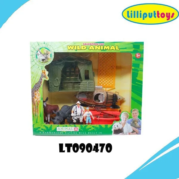 New plastic African ZOO animals set toys
