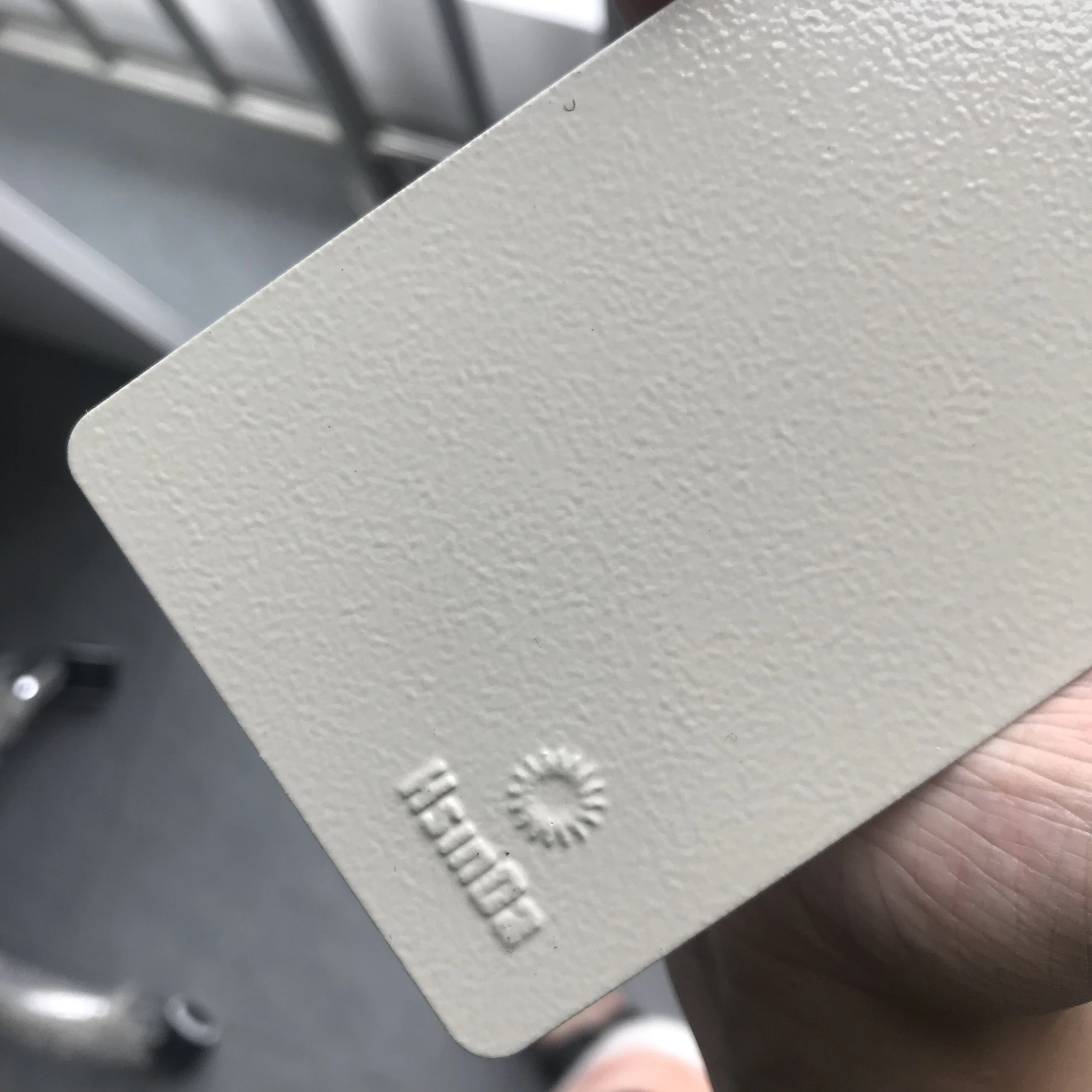 Текстурная краска порошкового покрытия EC RAL 7032, завод порошкового покрытия из эпоксидного полиэстера