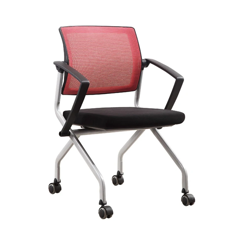 seminar room fold up seat office chair with wheels